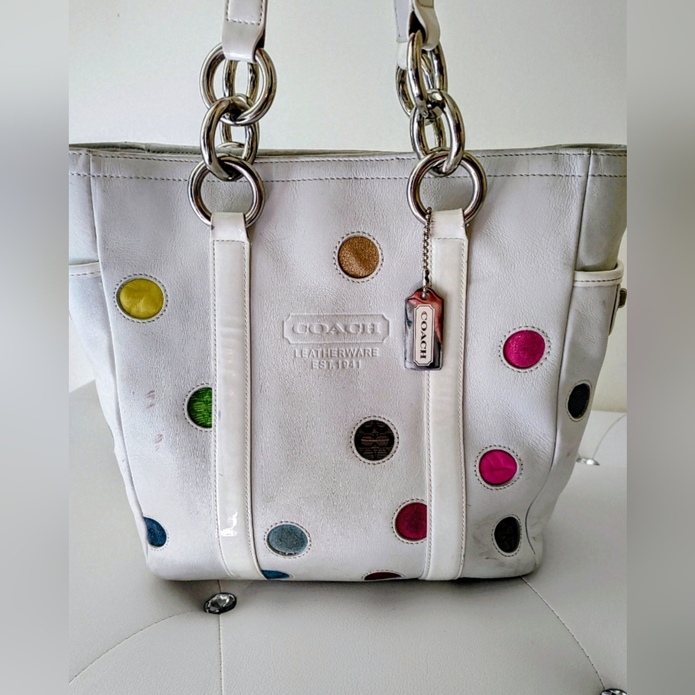 ~~COACH🤍PolkaDot Bag~~